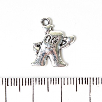 Kovové komponenty pro šperky d 18×14 mm, balení 20 g ± 11 ks