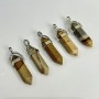 Šestiúhelníkový přívěšek z krajinného jaspisu 40×8 mm+