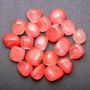 Přírodní chalcedon – brusované korálky 15×20 mm (+/-), balení 100 g