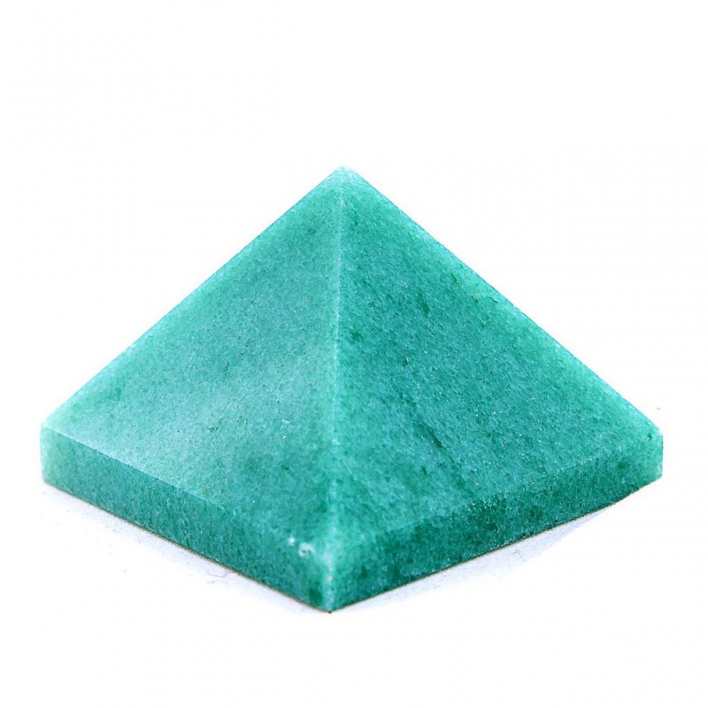 Pyramida suvenýr z nefritu, výška ±25 mm, délka ±30 mm