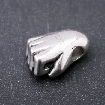 Pandora korálek Pěst v punk stylu, nerezová ocel, 25×18 mm