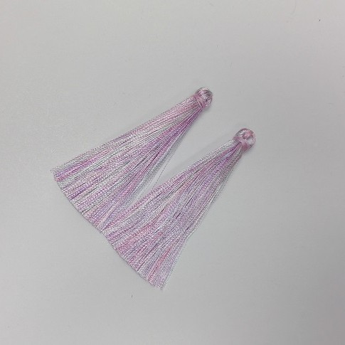 Přípravěk pro ruční tvorbu – kartáč „Šedofialová pruh“, délka 7 cm, průměr 7 mm, pár
