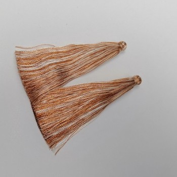 Základ pro rukodělné práce – Třáska „Karamelový pruh“, délka 7 cm, průměr 7 mm, pár