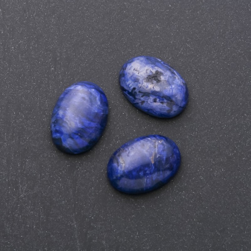 Kabošon z jaspisu (syntetický) 25×18 mm