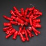 Korálové korálky z červeného korálu, facetované – větvičky, velikost 10×40 mm ± (cena za 100 g)