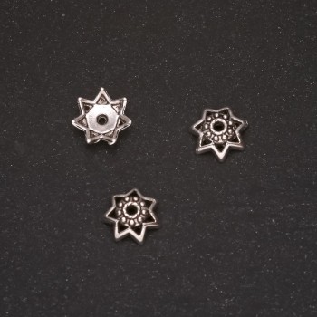 Koncovka pro kování, průměr 9×3 mm, vnitřní průměr 1,2 mm, balení 20 g ± 43 ks