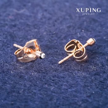 Náušnice Xuping «Oko» 2 mm pozlacené 18K