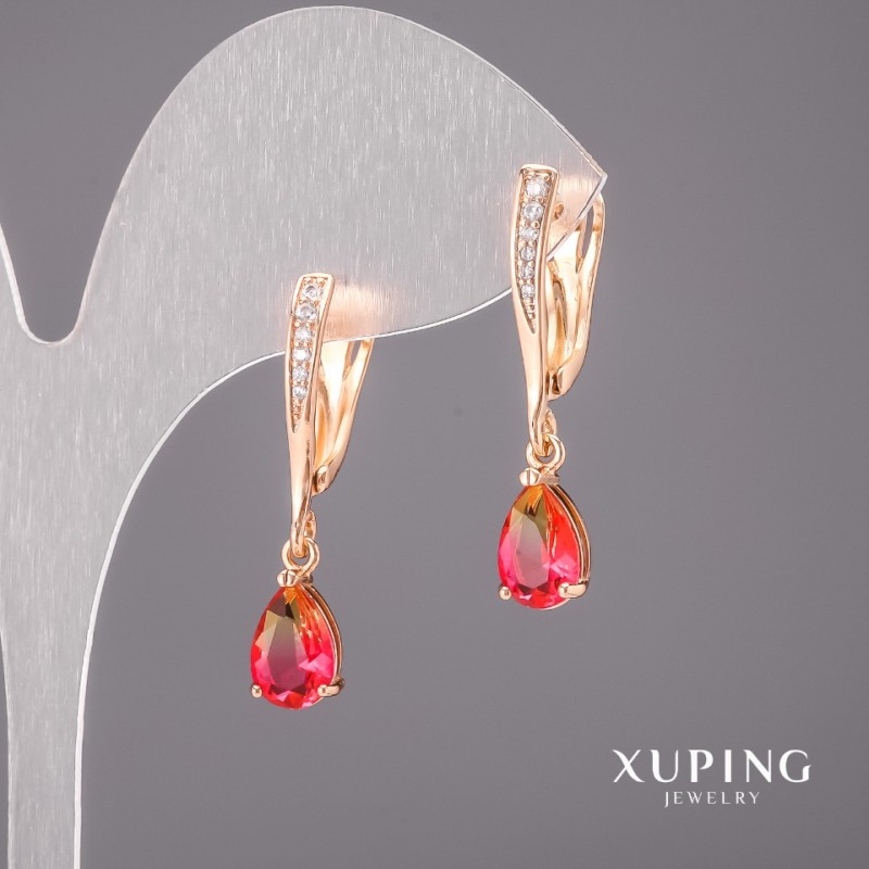 Náušnice Xuping chameleonové 6×30 mm Pozlacené 18K