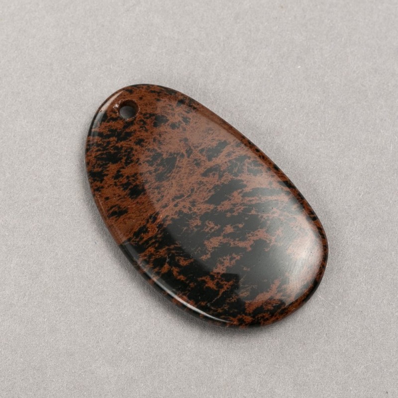 Přívěšek z obsidiánu 32×53(±) mm