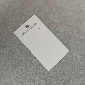 Kartička na náušnice 9×5 cm, sada 200 ks