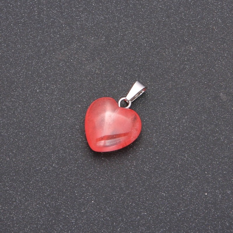 Přívěsek Srdce z turmalínu 14×14×23 mm