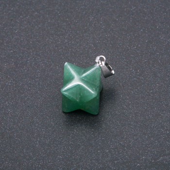 Přívěšek Merkaba z nefritu 10×10 mm
