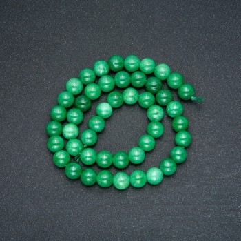 Korálky na niti z chrysoprasu (imitace) hladké 8 mm