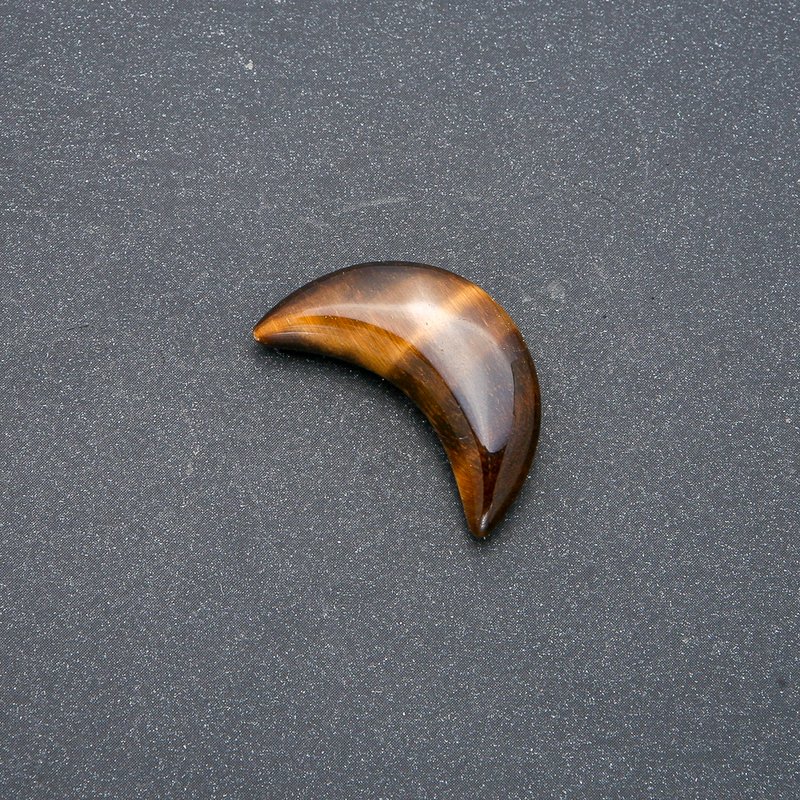 Půlměsíc z kamene tygrového oka 12×30×8 mm (+-) bez otvoru