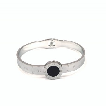 Náramek Xuping Rhodium, tloušťka 8 mm + -, průměr 63×54 mm +