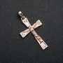 Přívěsek Xuping pozlacený 18K Kříž, průměr 36×18 mm +
