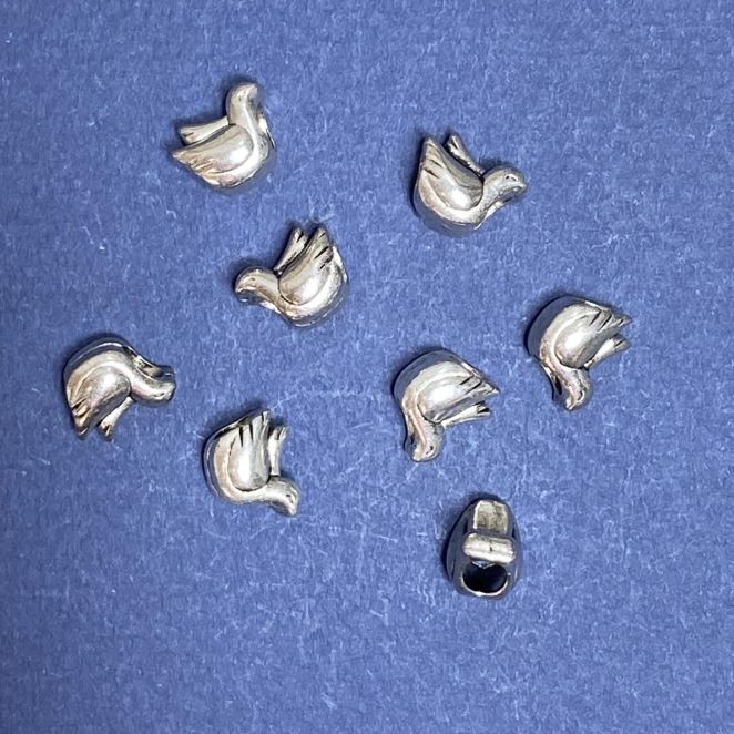 Korálka Pandora modrá 8×10 mm, průměr díry 5 mm, balení 20 g ± 14 ks