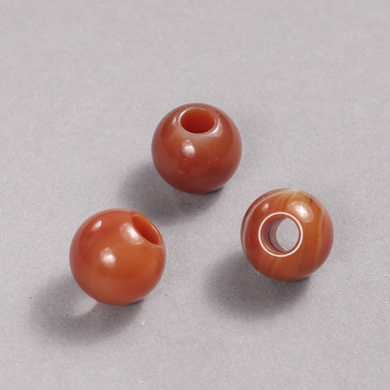 Pandora korálka z karneolu 16×14 mm