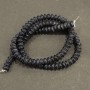 Korálky aventurínu „Noční Kaíra“ – hladké rondely 6×3 mm, délka cca 39 cm