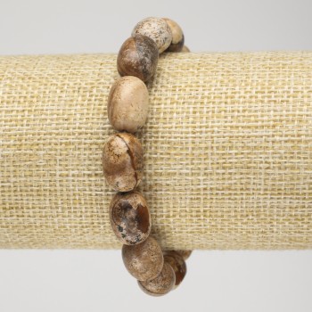 Náramek z krajinového jaspisu na gumičce