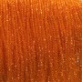 Korálky Českého křišťálu na šňůrce oranžové průhledné rondely, průměr 3×2,5 mm, délka 36–38 cm