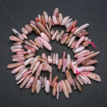 Nitka z opálu, zrníčko «jehla» 41 cm