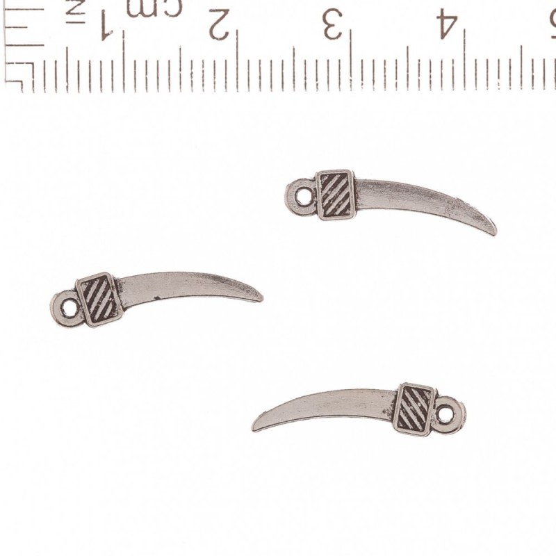 Přívěšek šavle 20 mm, balení 20 g, ±65 ks