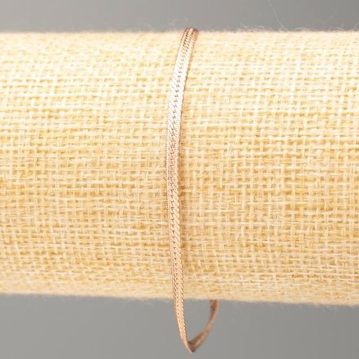 Náramek Xuping s pozlacením 18K, délka 19 cm, tloušťka 2 mm