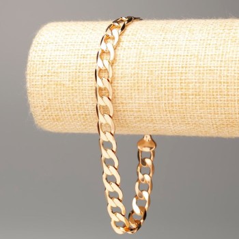 Náramek Xuping pozlacení 18K pancéřové pletení