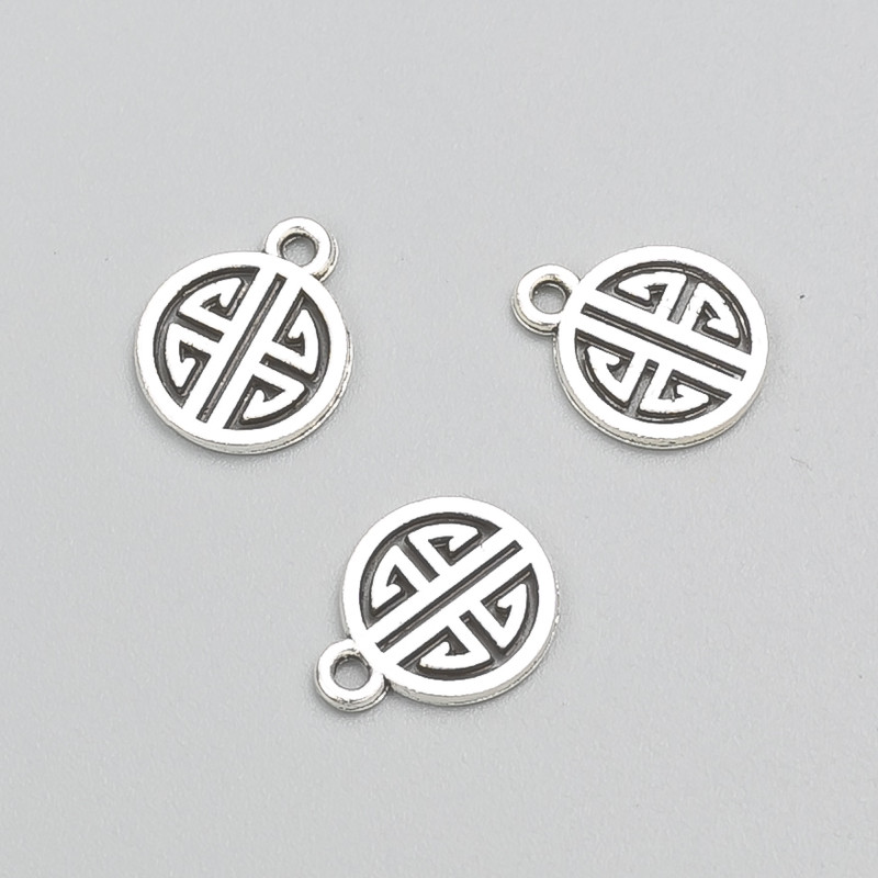 Bižuterní závěs 12×10 mm balení 47 ks ± 20 g