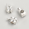 Pandora korálek, průměr 8×6 mm, balení 20 g, 12 ks ± kovová barva 'stříbro'