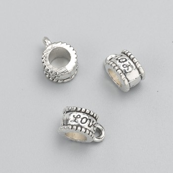 Фурнітура Бейл тримач "Love", діаметр 8х6х11мм, d отвору-4. 5мм фасування 20гр. + - 20шт