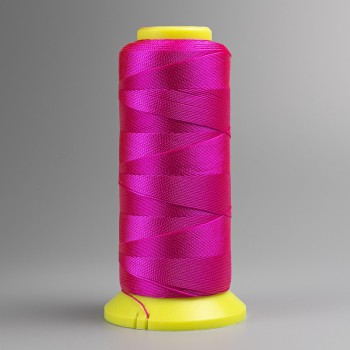 Nitka na cívce malinová, průměr 0,9 mm, kapronová pro rukodělné práce 300 m