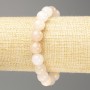 Náramek Selenit (umělý akryl) hladká kulička, průměr 10,5 mm, délka 18 cm (na elastické šňůrce)