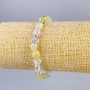 Náramek Assorti z přírodních kamenů s fasetováním, průměr 9×6 mm, délka 18 cm (elastický)