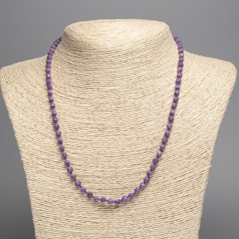 Náhrdelník z přírodního kamene fosfosiderit, broušené čtvercové korálky 4×4 mm, délka 48 cm +