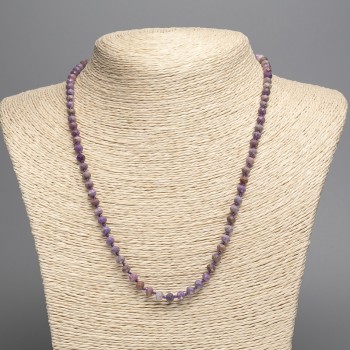 Náhrdelník z přírodního fosfosideritu, granované rondely, průměr 4×5 mm, délka 48 cm +