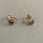 Kaf Xuping Pozlacené 18K černé štrasové kameny 'Láska' 10 × 8 mm +