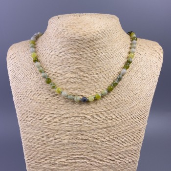 Náhrdelník Ofit (umělý akryl) hladké korálky, průměr 6,5 mm, délka 51 cm