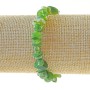 Náramek z jadeitu – drobné kousky přírodního kamene, průměr 9×3 mm, délka 18 cm, elastický