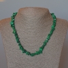 Намисто Малахіт натуральний камінь крихта, діаметр 8х3мм+-, довжина 48см+