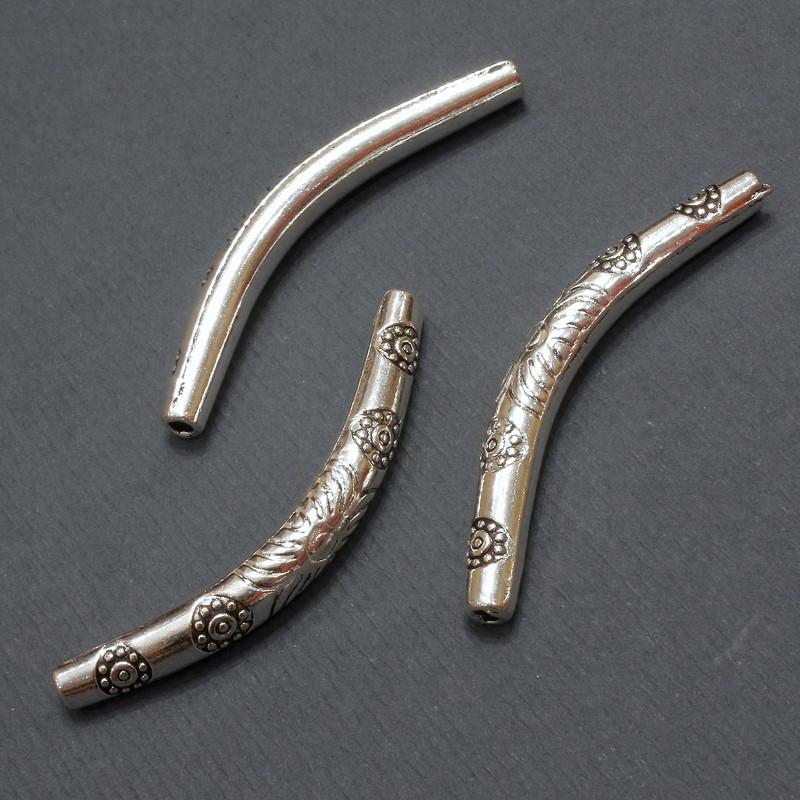 Kovová vsadka Trubička 4×34 mm, balení 5 g, 3 ks (+ -)