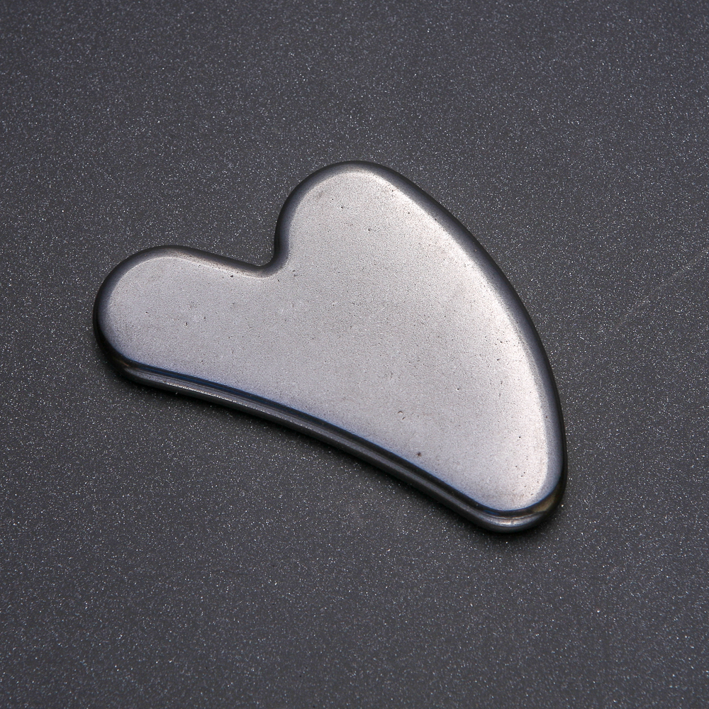 Gua Sha masér z hematitu 80×55 mm +