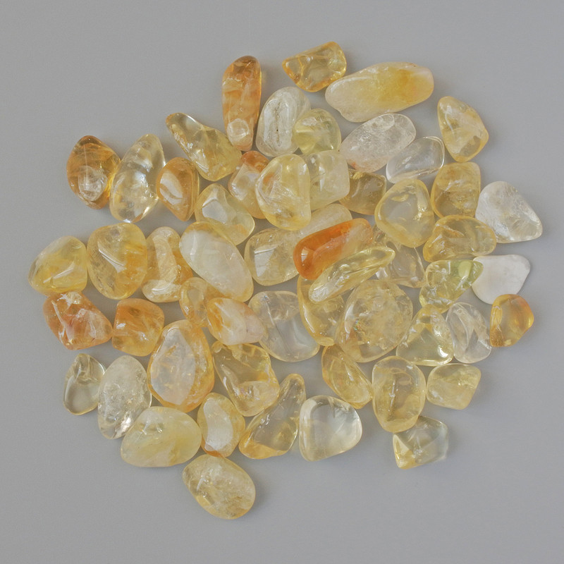 Citrín facetovaná korálka, průměr 18×11 mm (+/-) balení 100 g