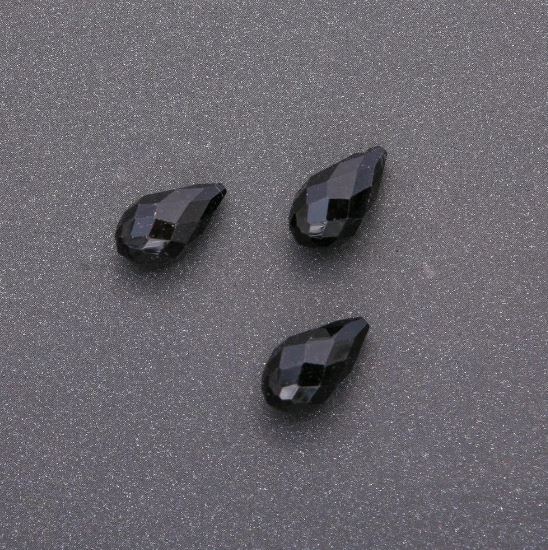 Намистина підвіска Агат гранована крапля 8х12. 5 (+ -) мм