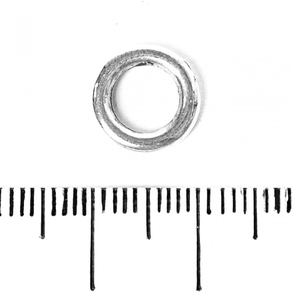 Bižuterní příslušenství Rozdělovací vložka Dekor, průměr 9 mm, balení 20 g ± 48 ks