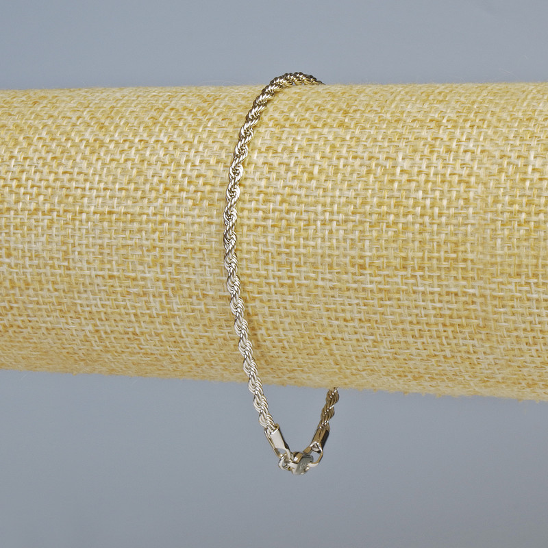 Náramek Xuping s rhodiovým povlakem, tloušťka 2,5 mm, délka 19 cm