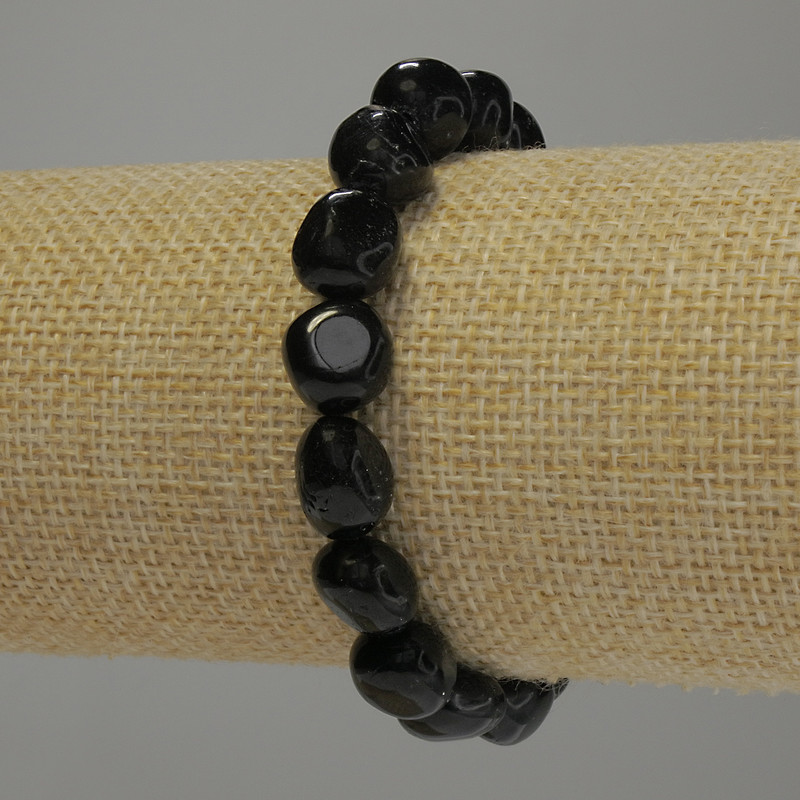 Náramek z galetovaného agátu, průměr 10–13×10 mm, délka 18 cm, elastický