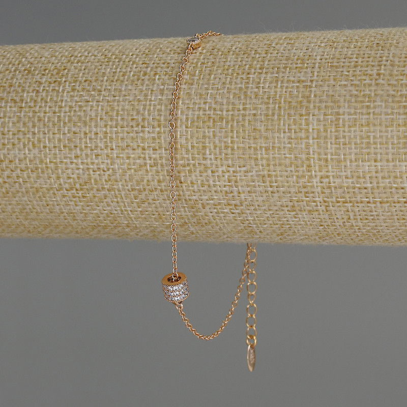 Náramek Xuping – pozlacený 18K, tloušťka 1,0 mm, délka 19–25 cm s prodlužovacím řetízkem