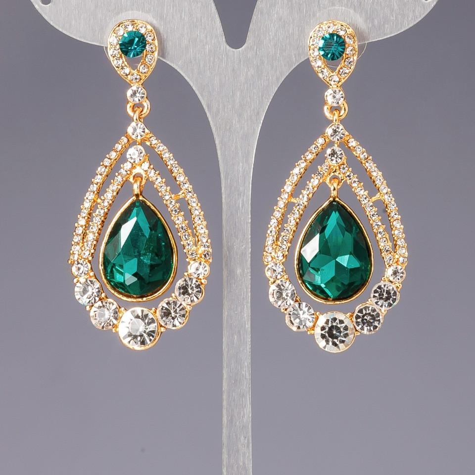 Náušnice se krystaly «lustry» «šandeliéry» «Anturáž»